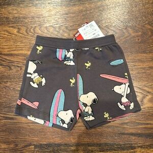 Zara Snoopy Toddler Shorts…Size 18-24 months…NWT